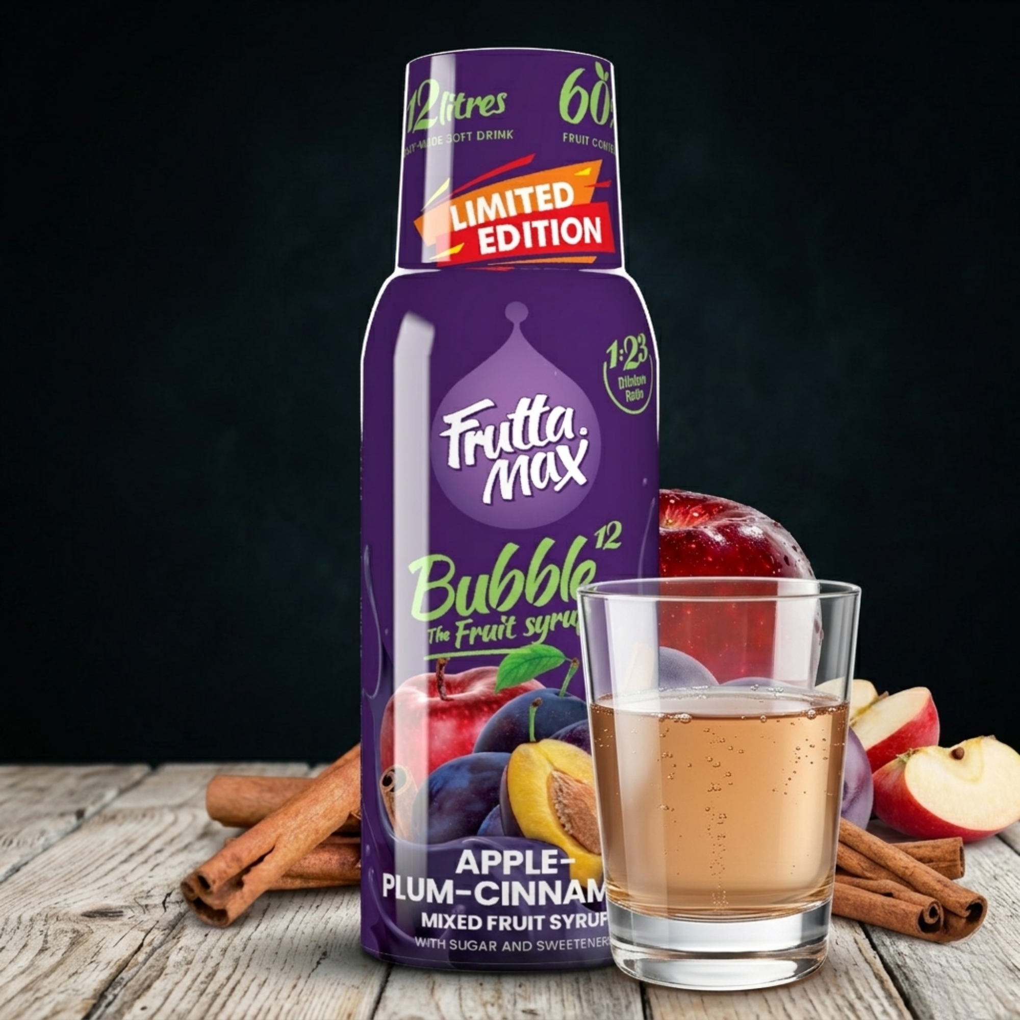 Fruttamax Apple Plum Cinnamon 500ml