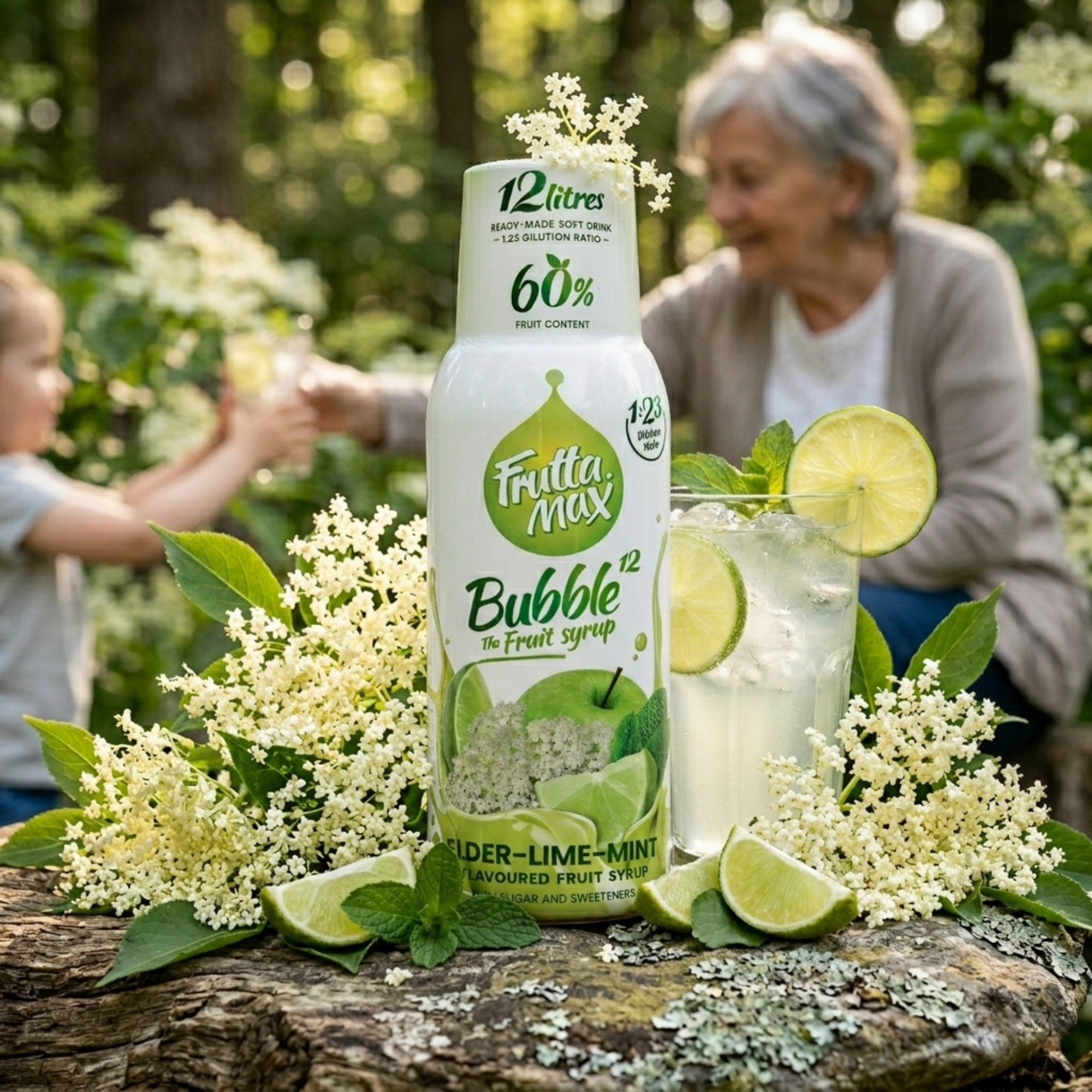 Fruttamax Elder LIme Mint Nature Family 500ml
