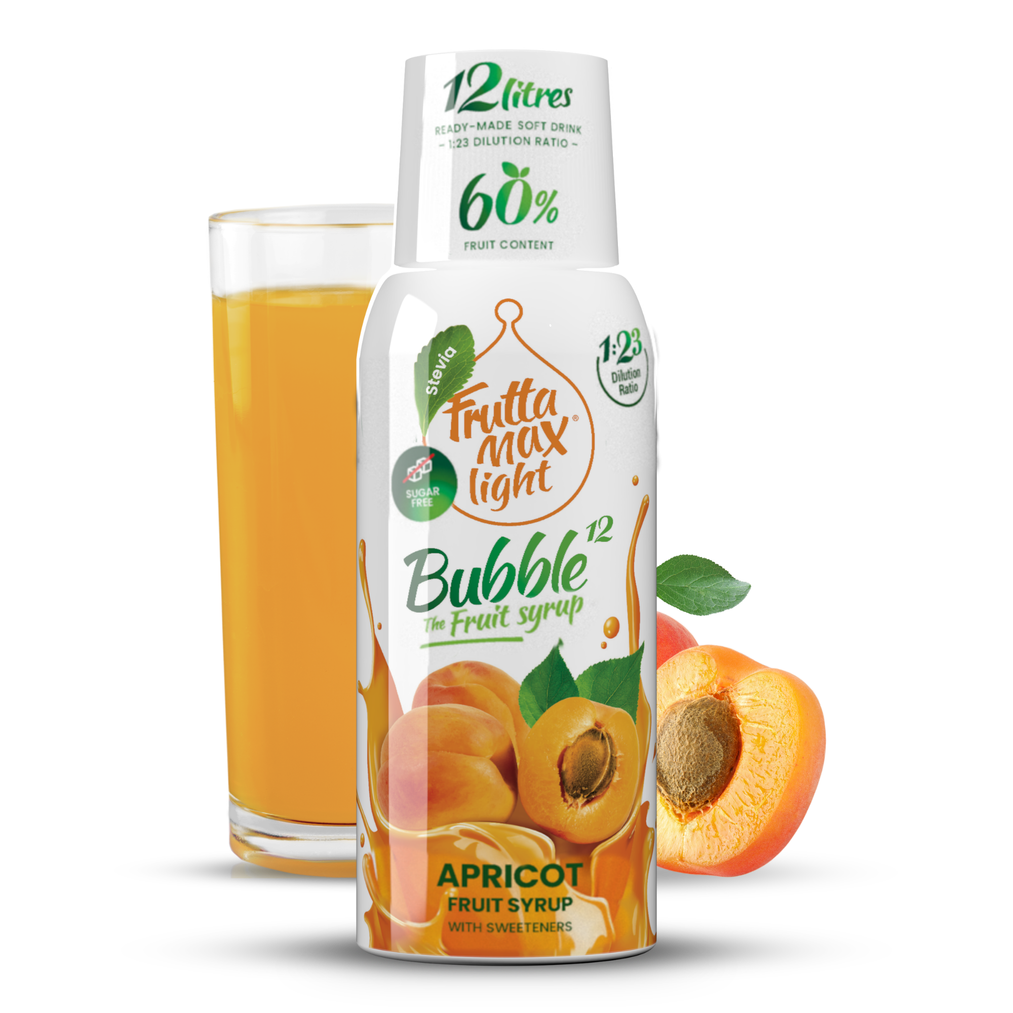 Kajszi szirup – Light – Hozzáadott cukor nélkül – 500 ml