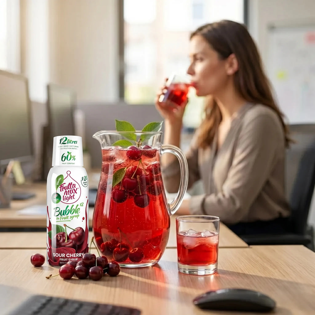 Sirop cu aromă de Vișine Light Fără zahăr adăugat 500 ml Office