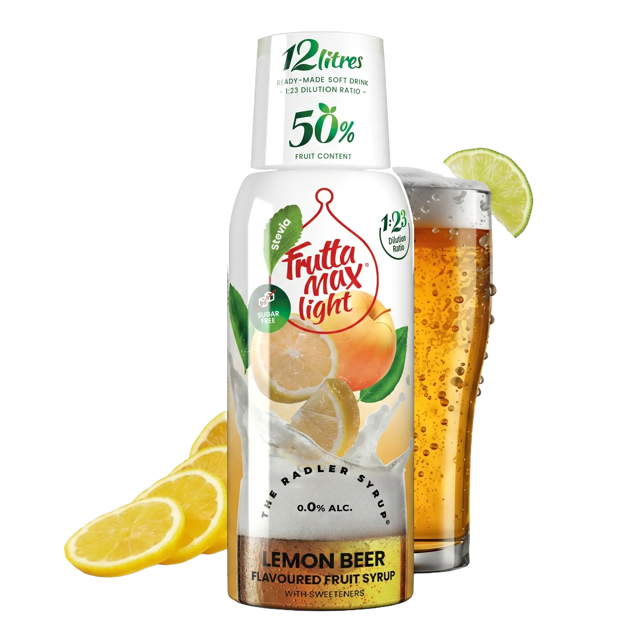 Sirop cu aromă de bere cu lămâie (Radler) - Light - Fără zahăr adăugat  - 500 ml