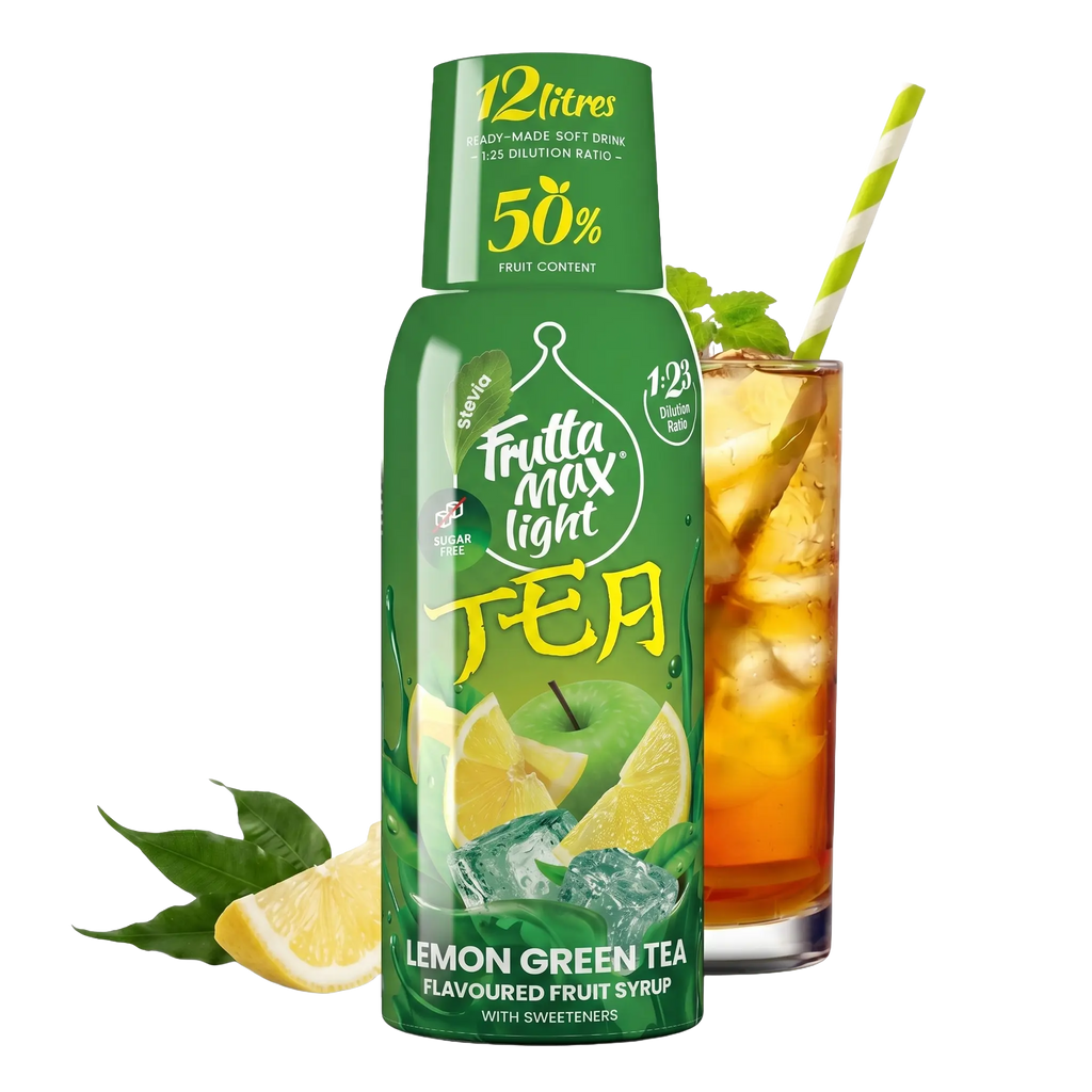Sirop de ceai verde cu lămâie - Light - Fără zahăr adăugat  - 500 ml